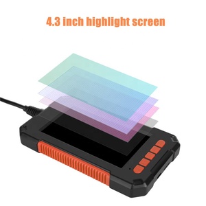 Nouveau Endoscope P40 à <span class=keywords><strong>double</strong></span> <span class=keywords><strong>objectif</strong></span> 7.9mm caméra d'inspection étanche à <span class=keywords><strong>double</strong></span> <span class=keywords><strong>objectif</strong></span> portatif 1080P caméra serpent à écran 4.3 pouces - Product Image 4