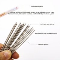 Bâtonnets de soudure dentaire en alliage nickel-chrome, bandes de soudure dentaire, consommables de soudage pour couronnes en porcelaine et prothèses dentaires en laboratoire