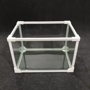 PVC Plastic Extrusion Profiles PVC Double Slide Track Edge <strong>Trim</strong> for Aquarium Fish Tank - Product Image 3