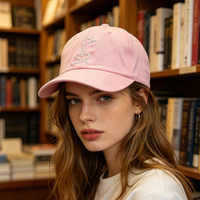 Casquette de baseball souple non structurée 100 % coton à 6 panneaux avec visière incurvée et logo brodé simple – Style décontracté