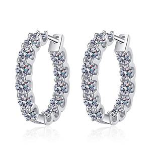 Premium Design <b>Moissanite</b> <b>Earrings</b> for Engagements or Anniversaries and Holiday Celebrations Available at Best Price - Product Image 1