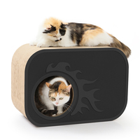 Carton ondulé Cat Scratcher House Paper Cat House Scratcher avec trou
