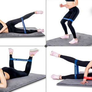 Ensemble de bandes de résistance en latex naturel à code couleur, vente en gros, accessoires de musculation pour la salle de sport - Product Image 5