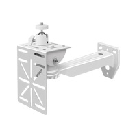 Support de caméra dôme en forme de L, support de poteau vertical réglable 3-en-1 pour l'extérieur, adapté aux caméras de vidéosurveillance, aux projecteurs et aux panneaux solaires