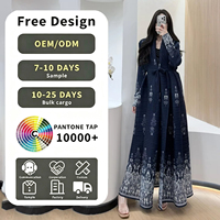 Abaya plissée Miyake, robe longue de style veste unie plissée grande taille, créant des abayas musulmanes élégantes et décontractées pour les femmes de grande taille