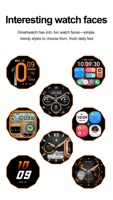Montre connectée personnalisable AW83 avec appels Bluetooth, écran AMOLED de 1,43 pouce, étanche, montre connectée sportive