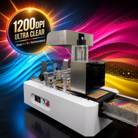 Imprimante jet d'encre numérique automatique couleur CMYK à passage unique pour carton/boîte à pizza/boîte d'expédition avec garantie d'un an