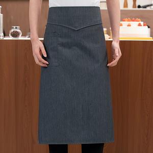 Custom Logo Black White Pink Restaurant Polyester Cotton <b>Apron</b> <b>BBQ</b> Waterproof Cook Chef Kitchen <b>Apron</b> <b>for</b> Women <b>Men</b> with Pockets - Product Image 3