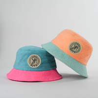 Sombrero de Pescador Personalizado con Logotipo Tejido, Unisex, Material de Toalla de Rizo, a la Moda