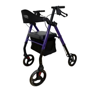 รถเข็นช่วยเดินแบบพกพาสำหรับผู้สูงอายุ 4 ล้อ พับได้ รถช่วยเดินแบบมีล้อ - Product Image 3