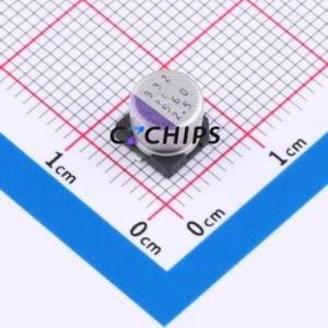 Condensateur solide SMD 2R5SVPC560M, D6.3xL5.9mm (Capacité : 560uF) (Précision : 20%) Tension nominale : 2.5V - Product Image 1