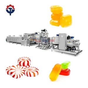 Advanced high quality hard candy pouring equipment supplement hard candy processing line supplier