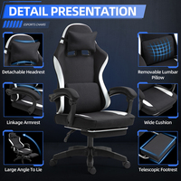 Chaise de jeu de course d'accoudoir de tringlerie confortable de haute qualité Silla Gamer chaise PC chaise de jeu d'ordinateur