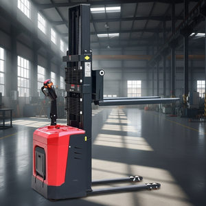 HaoRun CDD20 Semi-Electric Hydraulic Lift Stacker Lead-Acid Battery 1150x160x50 Fork Dimensions Portable Indoor Use - Product Image 6