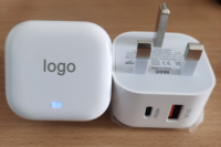 Chargeur PD 20W à prise fixe UK, USB A+C, charge rapide, pour iPhone 15 16 17 – Prix usine, moule privé, vente chaude