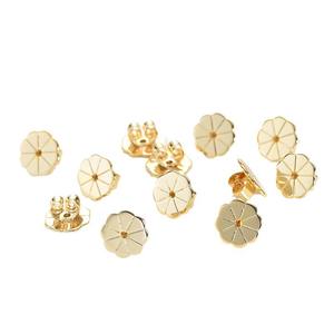 10 unids/bolsa <span class=keywords><strong>de</strong></span> elevadores <span class=keywords><strong>de</strong></span> <span class=keywords><strong>pendientes</strong></span> con forma <span class=keywords><strong>de</strong></span> flor para tachuelas pesadas accesorio funcional con cierre <span class=keywords><strong>de</strong></span> bloqueo tapón trasero para tachuelas - Product Image 2