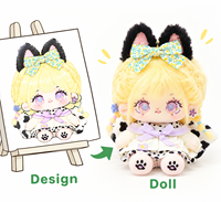 Fournisseur OEM de poupées en peluche personnalisées, matériau doux, conception de personnage personnalisée, approbation d'échantillon, normes de sécurité internationales, poupée en peluche
