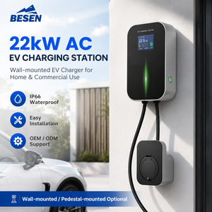 Stazione di Ricarica per <span class=keywords><strong>Auto</strong></span> Elettriche Mode 3 da 22KW Trifase di Livello 2 - Product Image 2