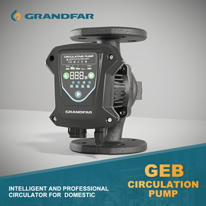 ปั๊มน้ำหมุนเวียน GRANDFAR 9-168W 8m ประหยัดพลังงาน ทนอุณหภูมิสูง เสียงเบา ปรับความเร็วได้ มอเตอร์แบบมีกระป๋อง GEB32-8-220F En - Product Image 5