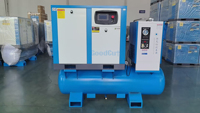 Kompresor Udara Sekrup Harga Murah 2025 22KW 16bar Pendingin Air Sistem Kontrol Cypcut AI untuk Mesin Pemotong Laser Serat