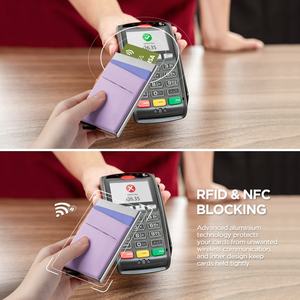 Portefeuille compact en aluminium TILONSTAR TVC104, cadeaux d'entreprise en gros, porte-cartes de crédit RFID - Product Image 5