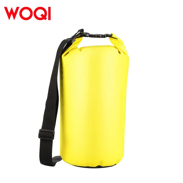 WOQI Outdoor Drifting Dry Wet Separation Waterproof Bag Mountaineering, Diving, Swimming Beach PVC Dry Bag