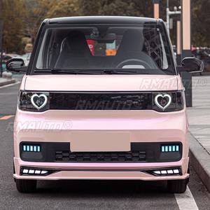 Kit carrosserie et accessoires pour Wuling Hongguang MINIEV 2020-2021 : Lame de pare-chocs avant, jupes latérales, spoiler et séparateur de pare-chocs arrière - Product Image 4