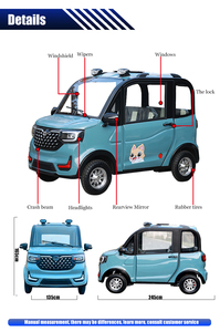 รถยนต์ไฟฟ้าวินเทจขนาดเล็ก 4 ที่นั่งสำหรับผู้ใหญ่ บังกลาเทศ - Product Image 5