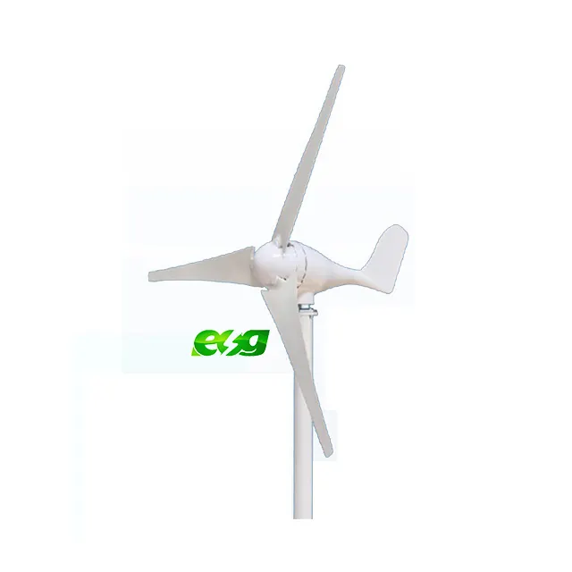ESG Great quality Off grid 100w 200w 300w horizontal or vertical axis 3 Blades wind turbine of wind hybrid system