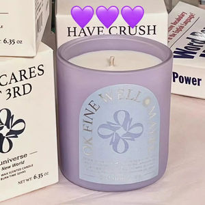 ملونة بالجملة أرجواني رمادي أزرق أحمر بلوري واضح التسامي الفراغات الصغيرة Tealight مع غطاء خشبي - Product Image 3