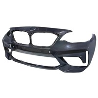 Pare-chocs avant pour BMW M2C/M2 F87 2014-2022, état neuf, kit carrosserie en fibre de carbone sèche avec découpes pour crochet de remorquage