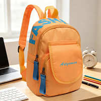 Sac à dos scolaire esthétique et mignon pour adolescents, léger et décontracté, avec poches frontales pour les étudiants, retour à l'école