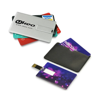 Clé USB Carte de Crédit USB 3.0, 4 Go 8 Go 16 Go 32 Go 64 Go 128 Go, Clé USB Portable en Forme de Carte pour Téléphone, Voiture, Téléviseur