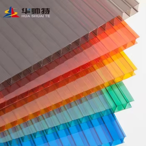Hoja de <span class=keywords><strong>policarbonato</strong></span> de plástico hueco azul de 4mm <span class=keywords><strong>para</strong></span> techo - Product Image 2