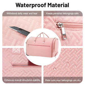 Wheeled <b>Travel</b> <b>Garment</b> <b>Bag</b> with Spacious 93L Capacity Waterproof Fabric and Multi-Pocket Design for Organized <b>Travel</b> - Product Image 4
