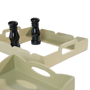 Bandeja de servir de laca artesanal de lujo Minh Giang para hoteles boutique de alta gama y proyectos de decoración residencial premium. - Product Image 1