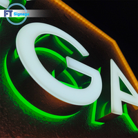 Letras 3D con Retroiluminación LED, Letras Iluminadas de Acrílico o Aluminio para Tienda, Oficina, Restaurante, Edificio Comercial