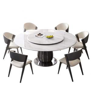 Made in China 2025 nuova tavola rotonda in marmo minimalista e moderno stile italiano personalizzabile colori e <span class=keywords><strong>dimensioni</strong></span> - Product Image 6