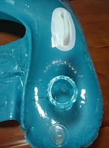 เก้าอี้เป่าลม PVC นุ่มสบาย พร้อมพนักพิง สำหรับพักผ่อนในสระว่ายน้ำ - Product Image 4