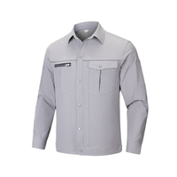 Combinaisons de travail personnalisées en gros, vêtements de travail à manches longues, uniformes de travail pour ingénieurs en construction en gros