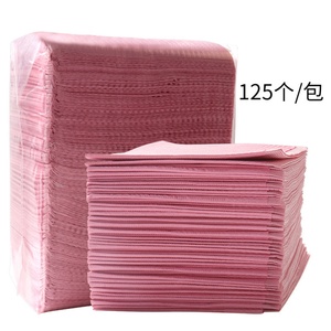 Paño de Limpieza Desechable de Doble Capa Multicolor, 125 Piezas, para Odontología y Tatuajes - Product Image 1