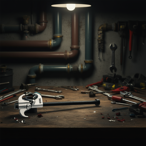 Clé à tuyau USHC réglable en acier de 12 pouces pour outils de réparation de plomberie - Product Image 3