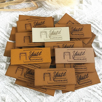 Bester Preis Maßgefertigtes Marken-Etikett Waschbares Bedrucktes Leder Gewebtes Etikett Geprägtes Metall PU-Leder Patch für Jeans und Kleidung