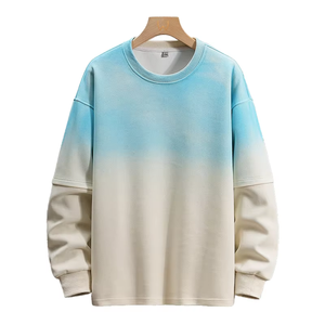 Sudadera con capucha de cuello redondo, estilo juvenil, holgada, informal, deportiva, suave, transpirable, no abriona la piel, de manga larga. - Product Image 1