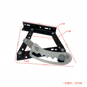 Soporte universal de acero laminado en frío Xinjunye para bisagras de sofá con caja de engranajes, diseño moderno y sencillo para muebles. - Product Image 5
