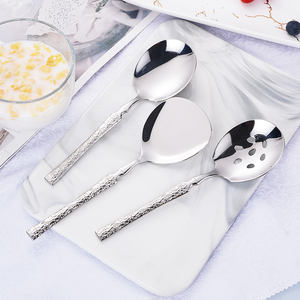 DF BC Couleurs personnalisées en gros, Ensemble de couverts de luxe en acier inoxydable 316, comprenant cuillère de service et spatule, pour mariage - Product Image 3