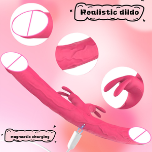 Vibromasseur double tête 10 fréquences pour femme et stimulateur clitoridien point G – Jouets sexuels pour le plaisir intime - Product Image 2