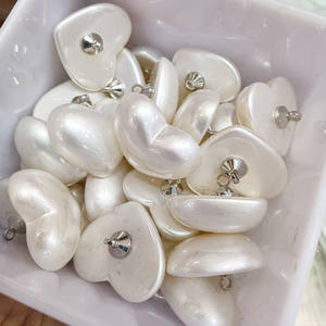 Botón de perlas y diamantes de imitación de plástico, flor colorida de resina, novedad de <span class=keywords><strong>2022</strong></span> - Product Image 6