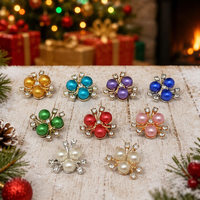100 pièces d'appliques de fleurs de printemps en fausses perles et strass, colorées et scintillantes, design Art Déco doré, pour robes de femmes et de enfants, couture DIY