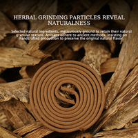 Boîte Cadeau d'Encens en Bâtonnets de Bois de Santal Naturel et d'Agarwood E Li Zhang Zhong Xiang, 2 Heures, Aromathérapie pour la Maison et les Toilettes, Personnalisable